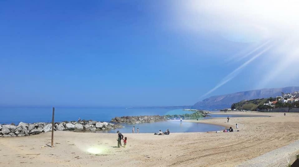 Vista Mare Daire Trappeto  Dış mekan fotoğraf